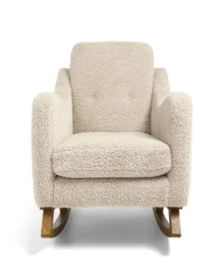 Bowdon Nursing Chair & Footstool Set - Biscuit Teddy