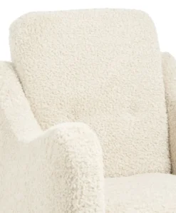 Bowdon Nursing Chair - Snow Teddy