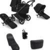 Bugaboo Donkey 6 Double Essential Pushchair Bundle (5 Pieces) - Heritage Black