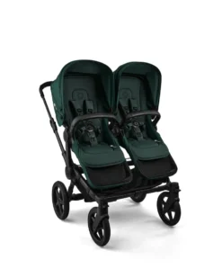 Bugaboo Donkey 6 Duo Ultimate Pushchair Bundle With Cybex Cloud T+ i-Size Rotating Baby Car Seat & Base (8 Pieces) - Fern Green