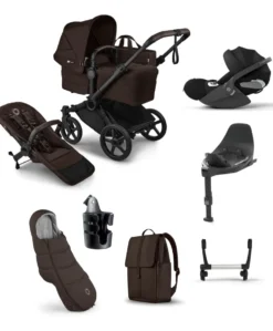 Bugaboo Donkey 6 Single Ultimate Pushchair Bundle (7 Pieces) - Cocoa Brown
