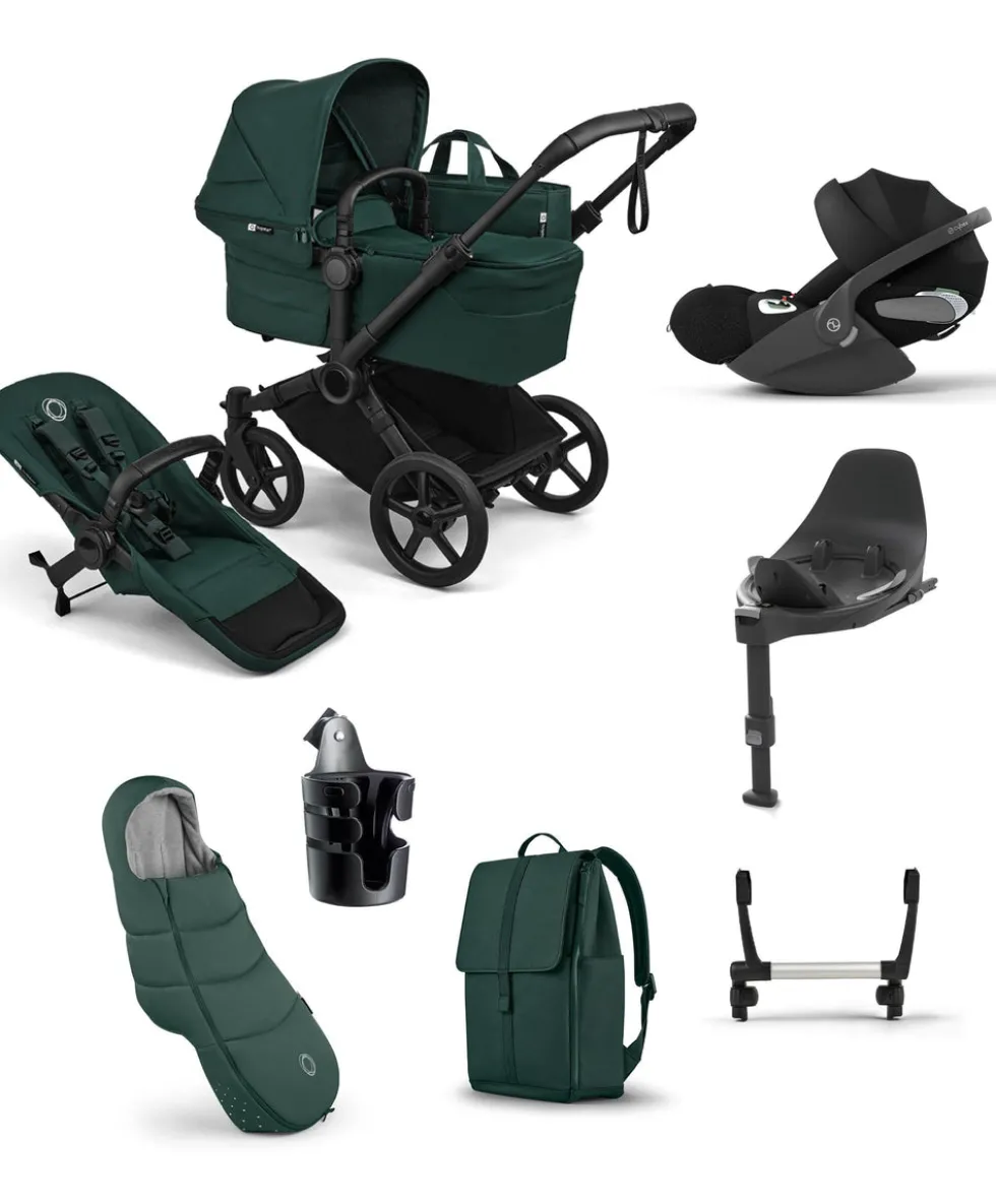 Bugaboo Donkey 6 Single Ultimate Pushchair Bundle (7 Pieces) - Fern Green