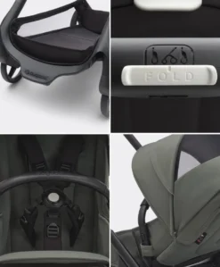 Bugaboo Dragonfly Complete Stroller Bundle With Maxi-Cosi Pebble 360 Pro² Car Seat & Base (8 Pieces) - Forest Green