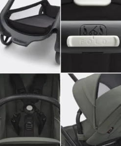 Bugaboo Dragonfly Complete Stroller Bundle With Cybex Cloud T i-Size Rotating Baby Car Seat & Base (8 Pieces)