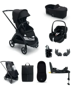 Bugaboo Dragonfly Pushchair Bundle with Maxi-Cosi Pebble 360 Pro² Car Seat & Base - Black