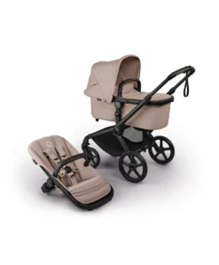 Bugaboo Fox 5 Renew Complete Pushchair Bundle with Cybex Cloud T Car Seat (8 Pieces) - Desert Taupe Melange