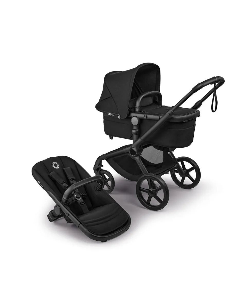 Bugaboo Fox 5 Renew Complete Pushchair Bundle with Maxi-Cosi Pebble 360 Pro2 Car Seat (8 Pieces) - Heritage Black