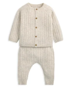 Cable Knit Top & Bottoms Set (2 Pieces)