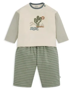 Cactus T-Shirt & Striped Trouser