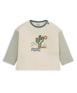 Cactus T-Shirt & Striped Trouser