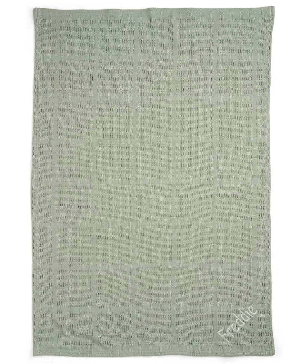 Cellular Blanket - Sage