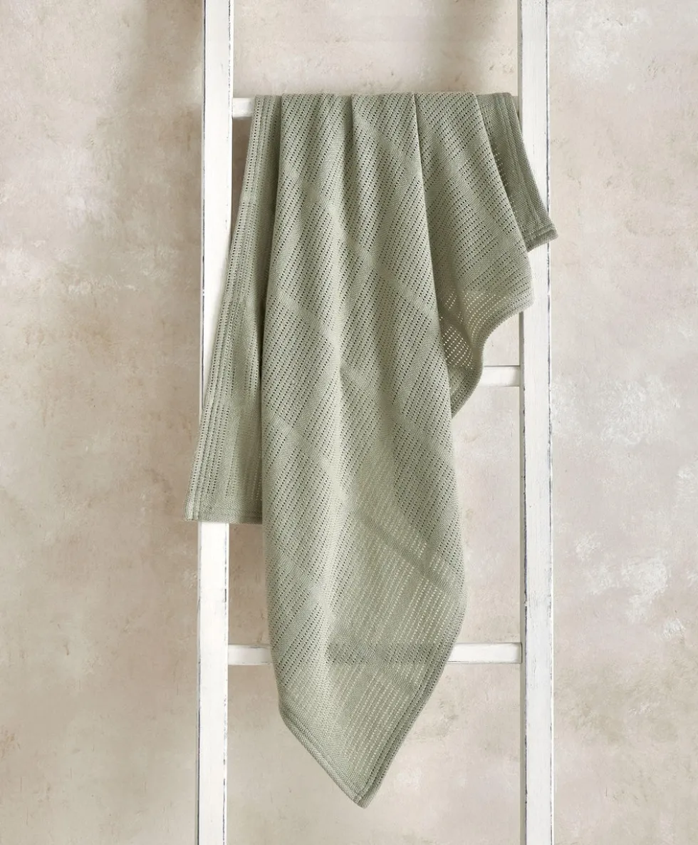 Cellular Blanket - Sage