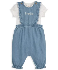Chambray Dungarees and Bodysuit