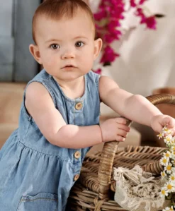 Chambray Romper