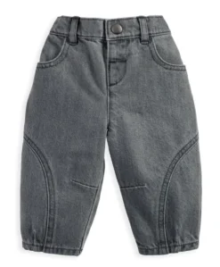 Charcoal Barrel Leg Jeans