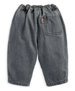 Charcoal Barrel Leg Jeans