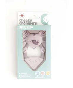 Cheeky Chompers Darcy the Elephant Teether - Dusky pink