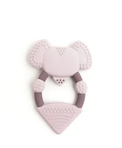 Cheeky Chompers Darcy the Elephant Teether - Dusky pink