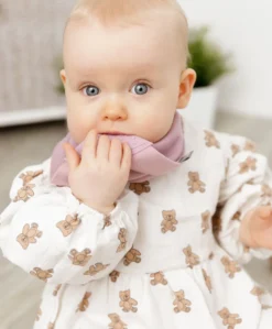 Cheeky Chompers Neckerchew - Dusky Pink