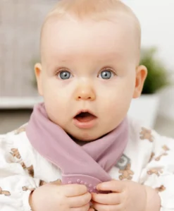 Cheeky Chompers Neckerchew - Dusky Pink