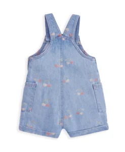Cherry Denim Dungarees