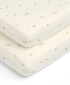 Cotbed Fitted Sheet (Pack of 2) - Woodland Print