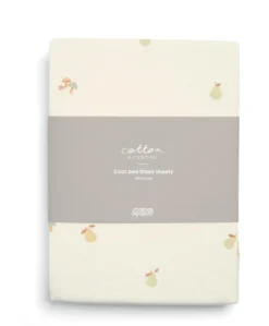 Cotbed Fitted Sheet (Pack of 2) - Woodland Print
