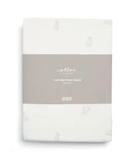 Cotbed Fitted Sheets (2 Pack) - Bunny