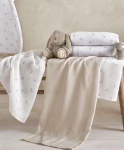 Cotbed Fitted Sheets (2 Pack) - Bunny