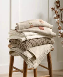 Cotbed Fitted Sheets (2 pack) Seed/Leaf - Welcome to the World Seedling