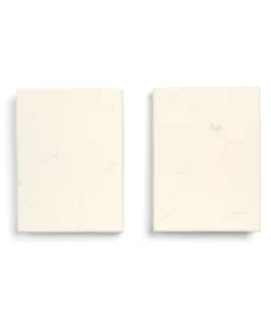 Cotbed Fitted Sheets (2 pack) Welcome to the World Duckling - Cream