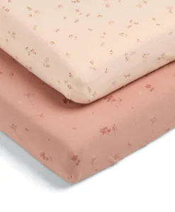 Cotbed Fitted Sheets (2 Pack) – Welcome to the World Wildflower