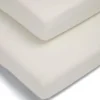 Cot Fitted Sheets (2 Pack) - Cream