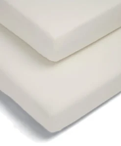 Cot Fitted Sheets (2 Pack) - Cream