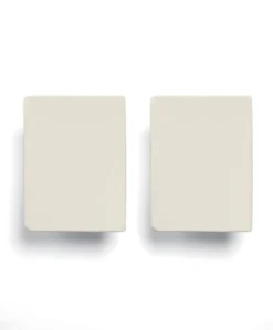 Cot Fitted Sheets (2 Pack) - Cream