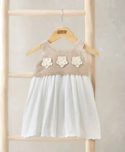 Crochet Woven Summer Dress