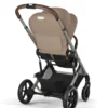 Cybex Balios Pushchair Bundle with Cybex Aton B2 i-Size Car Seat (6 Pieces) - Almond Beige
