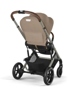 Cybex Balios Pushchair Bundle with Cybex Aton B2 i-Size Car Seat (6 Pieces) - Almond Beige