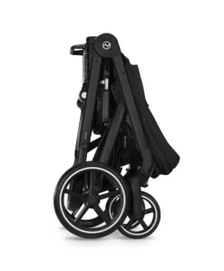 Cybex Balios Pushchair Bundle with Cybex Aton B2 i-Size Car Seat & Base (6 Pieces) - Moon Black