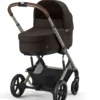 Cybex Balios S Lux Pushchair Bundle With Cybex Cloud T i-Size Rotating Baby Car Seat & Base (7 Pieces) - Chocolate Brown