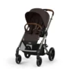 Cybex Balios S Lux Pushchair Bundle With Cybex Aton B2 i-Size Baby Car Seat & Base (7 Pieces) - Chocolate Brown