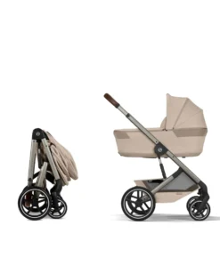 Cybex Balios S Lux Pushchair & Folding Carrycot - Almond Beige