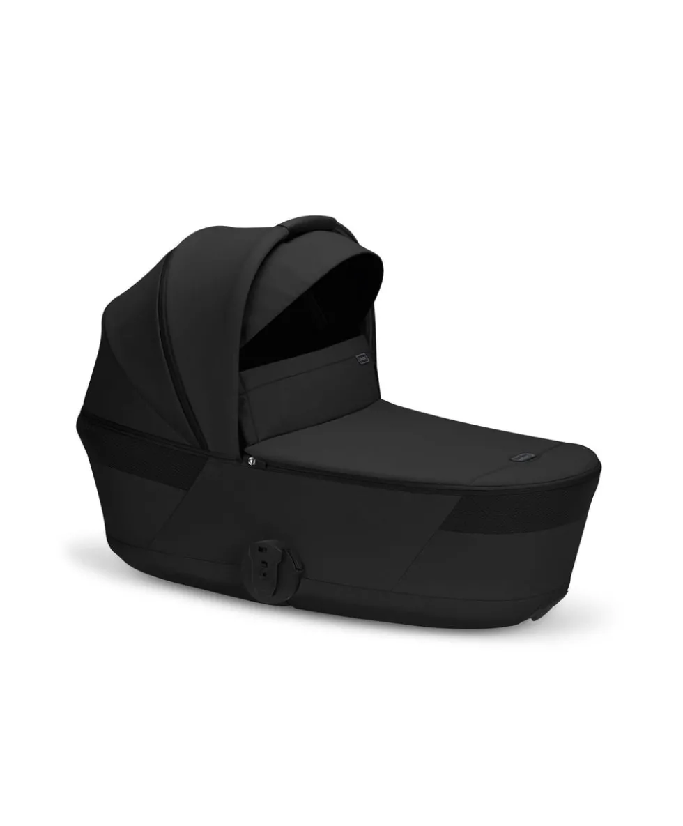 Cybex Balios S Lux Pushchair & Folding Carrycot - Moon Black