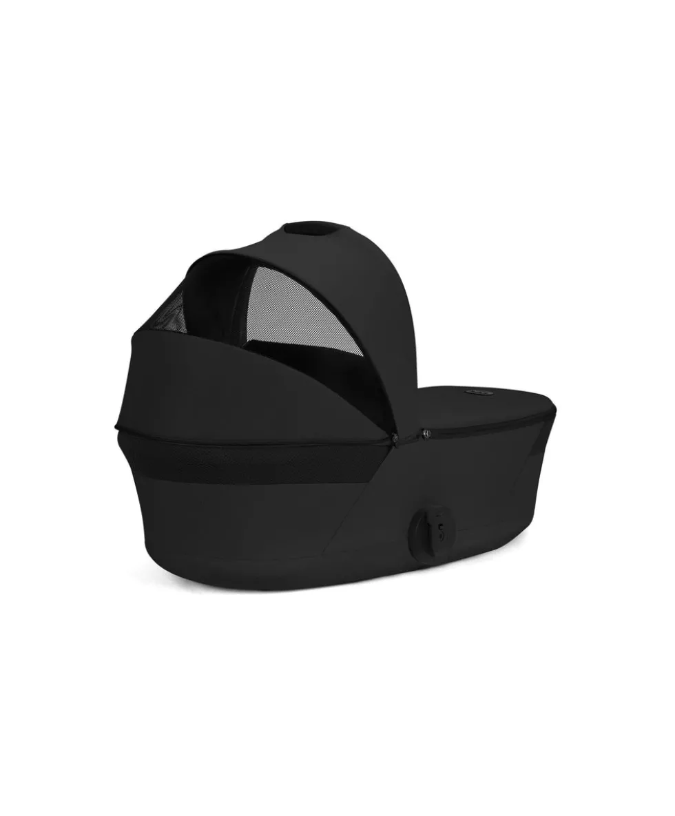 Cybex Balios S Lux Pushchair & Folding Carrycot - Moon Black