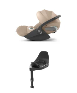 Cybex Cloud T i-Size + Baby Car Seat & Base Bundle – Cozy Beige