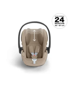 Cybex Cloud T i-Size Plus Rotating Baby Car Seat - Cozy Beige