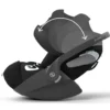 Cybex Cloud T i-Size Rotating Baby Car Seat & Base Bundle - Sepia Black