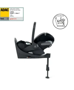 Cybex Cloud T i-Size Rotating Baby Car Seat & Base Bundle - Sepia Black
