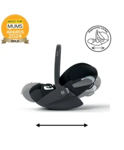 Cybex Cloud T i-Size Rotating Baby Car Seat & Base Bundle - Sepia Black