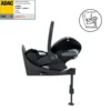 Cybex Cloud T i-Size Rotating Baby Car Seat - Sepia Black